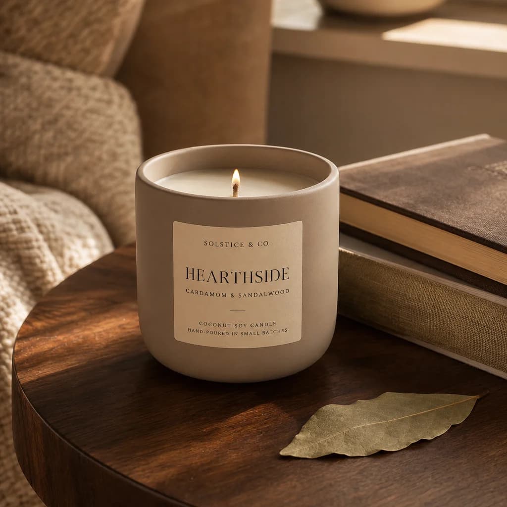 Hearthside — Cinnamon & Vanilla Candle